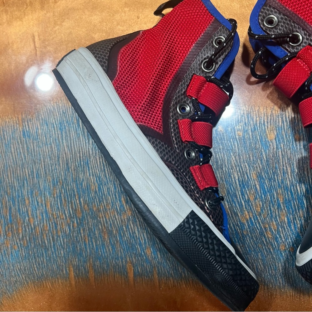 Converse CTAS 70 High Tech Hiker Enamel Red Blue Size 4 Youth - Picture 7 of 12